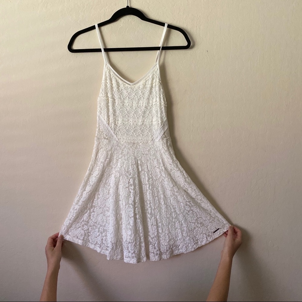 Cream Colored Lace Dress